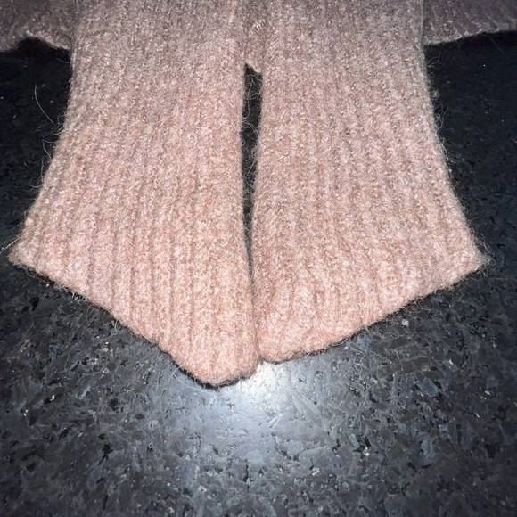 UEC WOOL & SILK EILEEN FISHER CARDIGAN CROP BLUSH PINK SWEATER SZ S - Picture 3 of 9